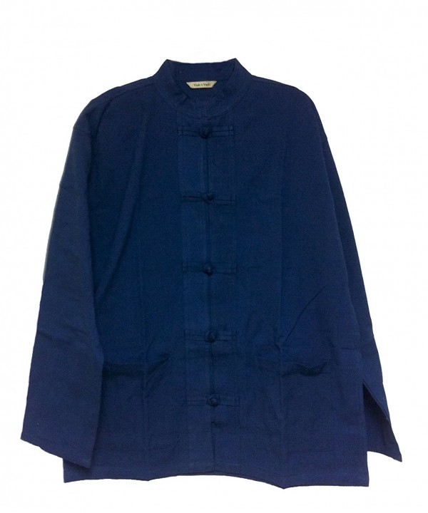 Mens Tai Chi/kungfu/chinese Style Jacket - Blue - CX11I32G6JN