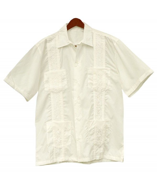 Cuban Style Guayabera Shirt / Cream - CC11910YQ5H