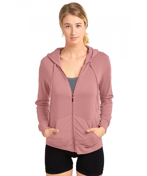 women's cotton zipper hoodie