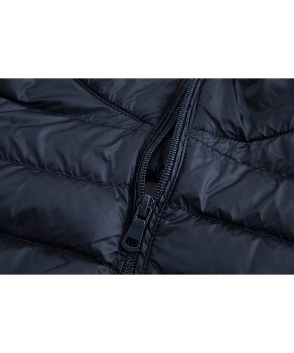 Men's Packable Puffer Down Vest Ultralight Waistcoat Full-Zip Jacket ...
