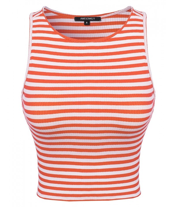 Stripe Stretchy Various colors Coral