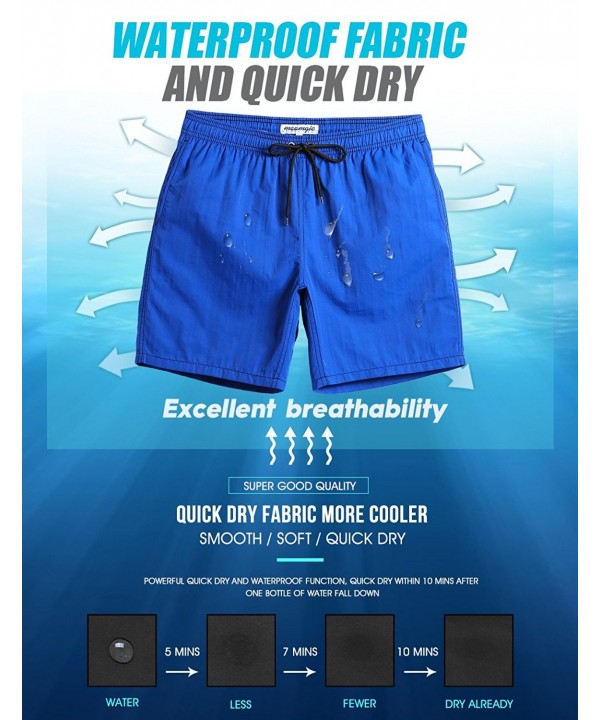 Mens Quick Dry Swim Trunks With Mesh Lining Male Bathing Suits ...