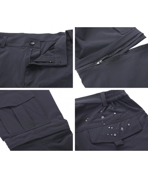 Men's Outdoor water-resistant Quick Dry Convertible Cargo Pants ...