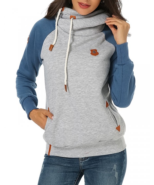 hoodie with cowl neck Shop Clothing 