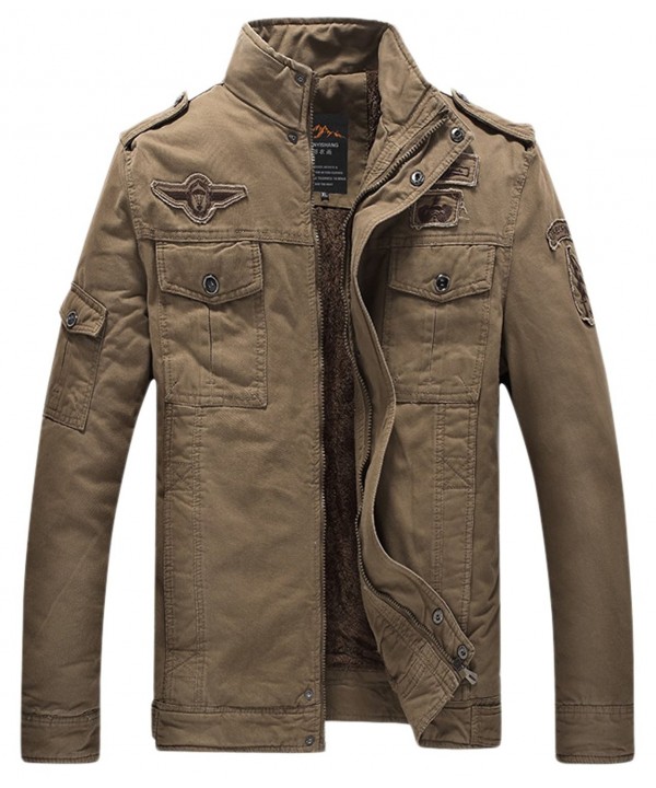 Men's Fleece Hoodie Jacket Full Zip Military Tactical Fleece Jackets ...