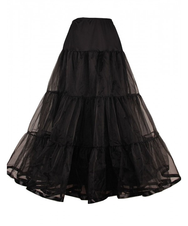 Women's Ankle Length Petticoat Crinoline Underskirt For Long Dress ...