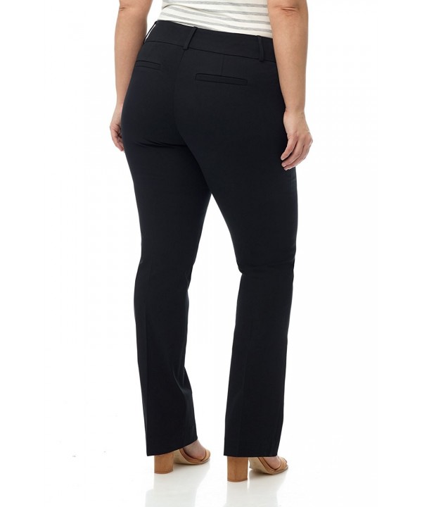 Curvy Woman Plus Size Pull-On Bootcut Pant In Ultimate 360 Degree ...
