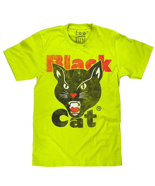 Black Cat Fireworks T Shirt Licensed