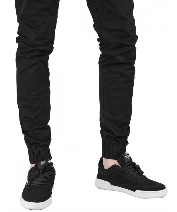 slim fit chino joggers