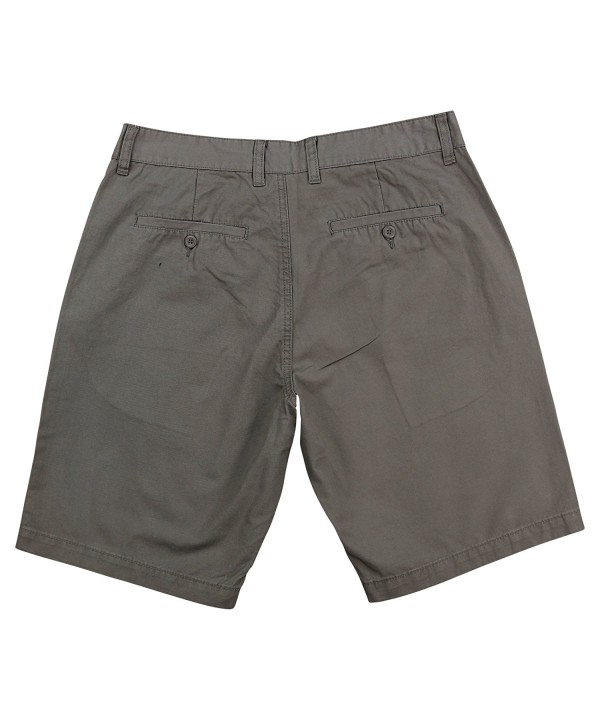 Men's Flat Front Chino Shorts 10