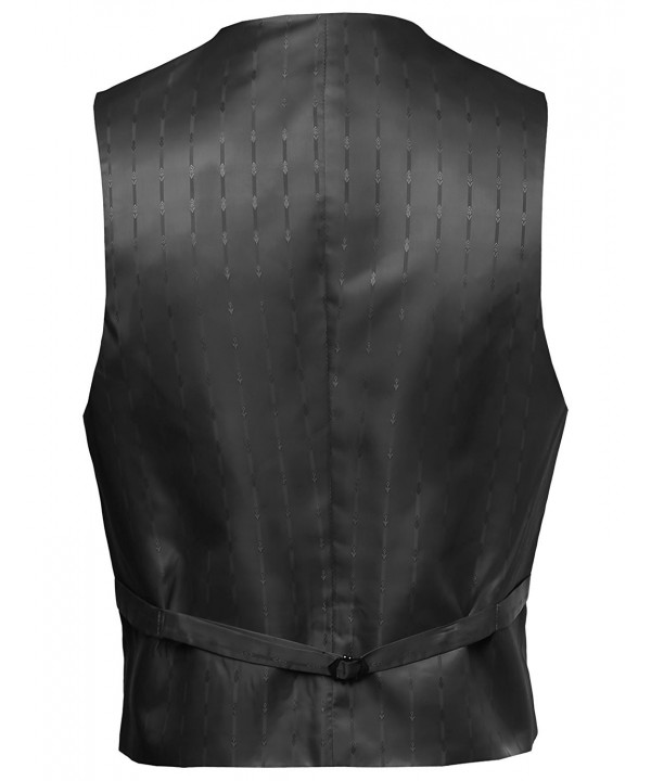 Men's Contemporary Classic Fit Stylish Contrast Vest - Charcoal ...