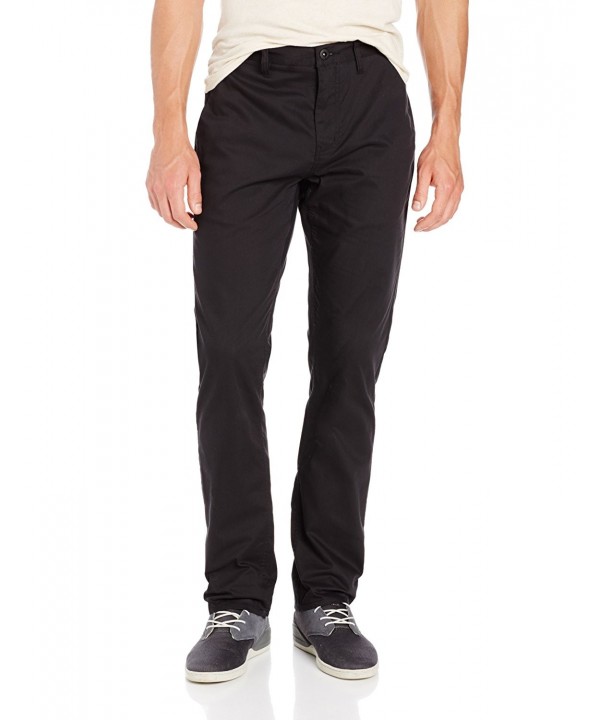 Men's Dri-Fit Chino Pants Trouser - Black - C711G1SD40P