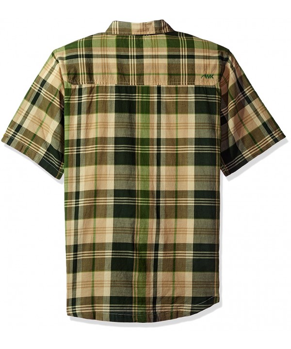Tomahawk Madras Shirt - Kelp - CB12I4QCMOZ