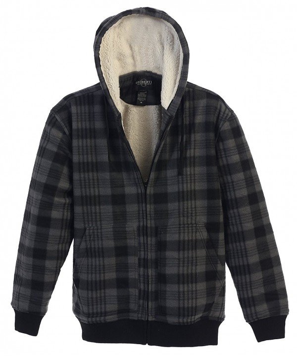 flannel hoodie mens