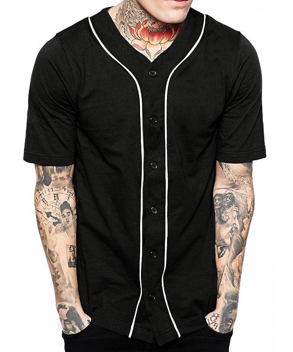 Baseball Button Jersey Hipster Shirts