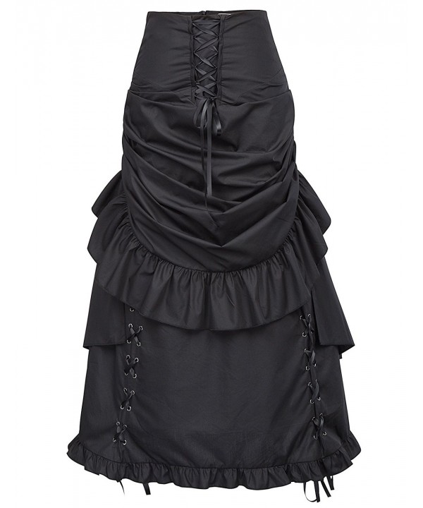 Vintage Steampunk Victorian Edwardian Bustle Style Skirt BP000405 ...