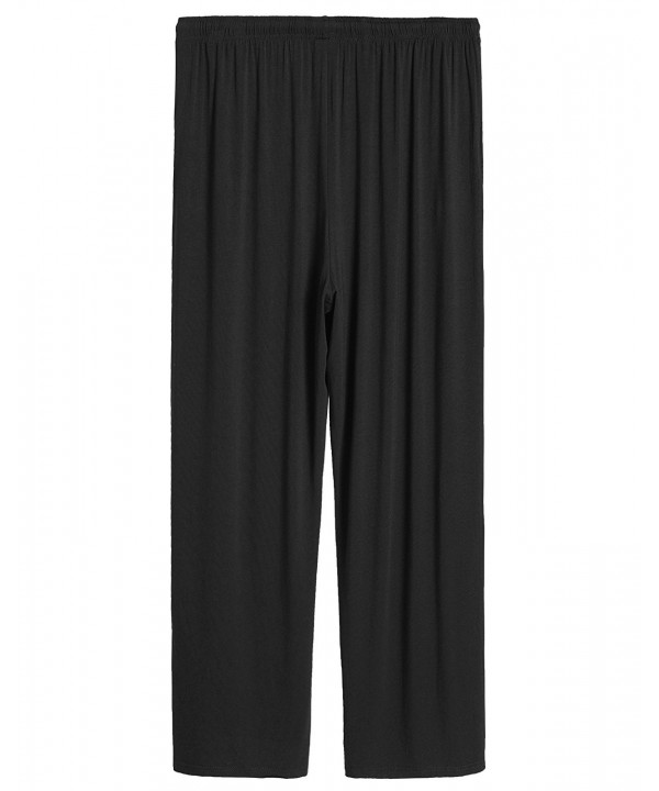 Men's Lounge Pants - Black - C012M97RNNF