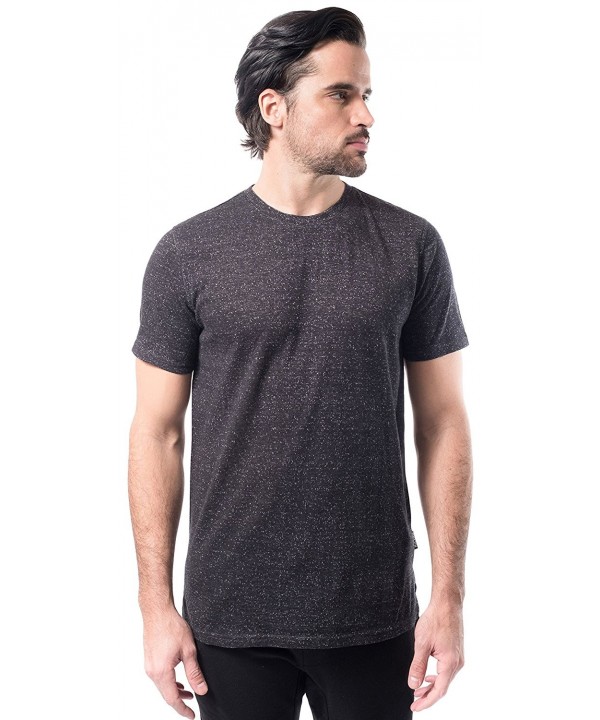Men's T-Shirt MARL Modern Slim Fit Short Sleeve Tee Shirt - Onyx Marl ...
