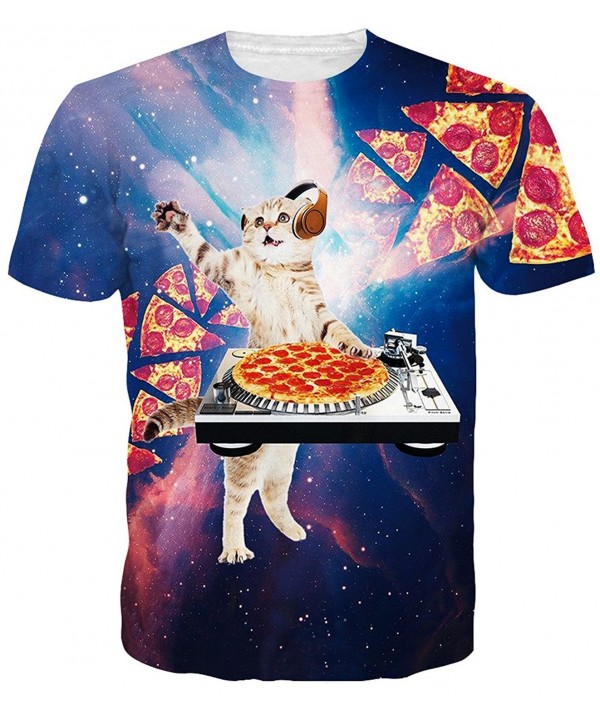 Idgreatim Cosmic Pizza Sleeve T Shirts