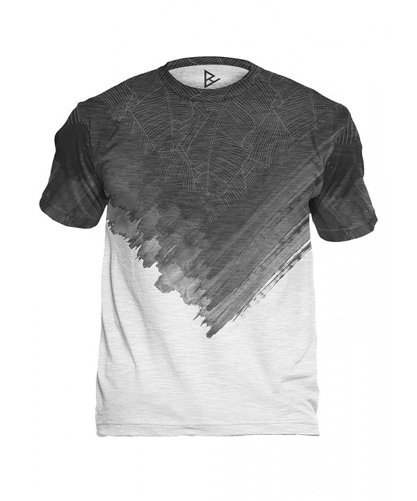Men's T-Shirt - Just Black Half - CM12NT2VGVS