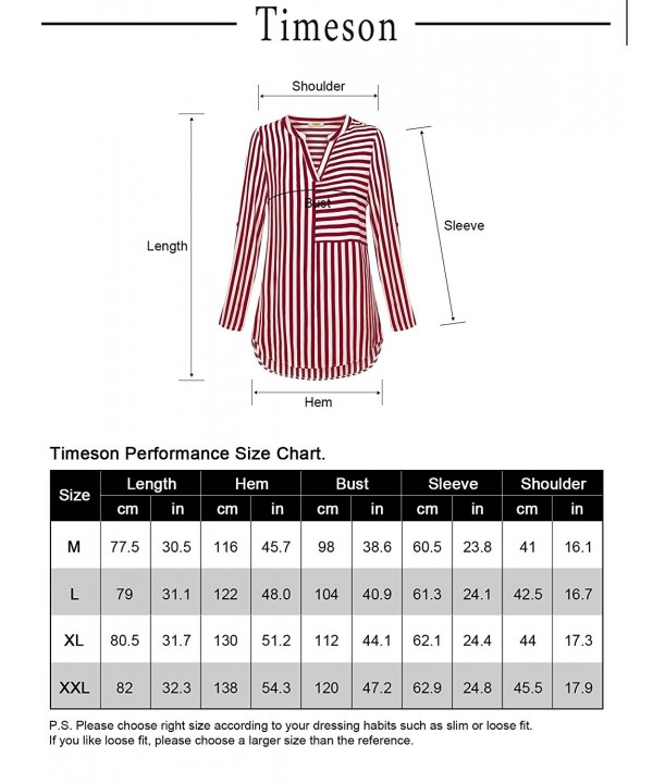 Women's Casual Chiffon Blouse Elegant Split V Neck Cuffed Sleeve ...