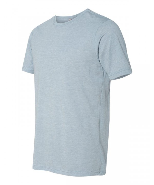 6200 Men's Basic Poly/Cotton Tee T Shirt - Stonewash Denim - CT11XKZF0NL