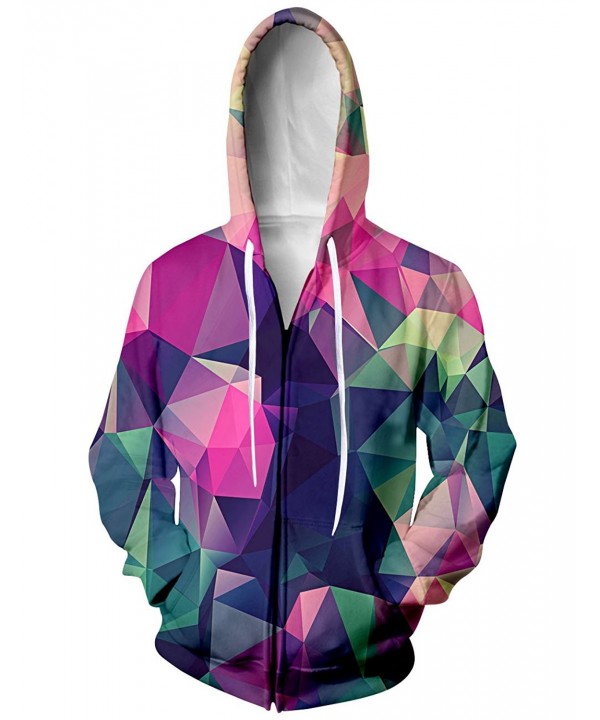 Unisex Galaxy Nebula Zip Up Hoodie All Over Print Jacket Sweatshirt ...